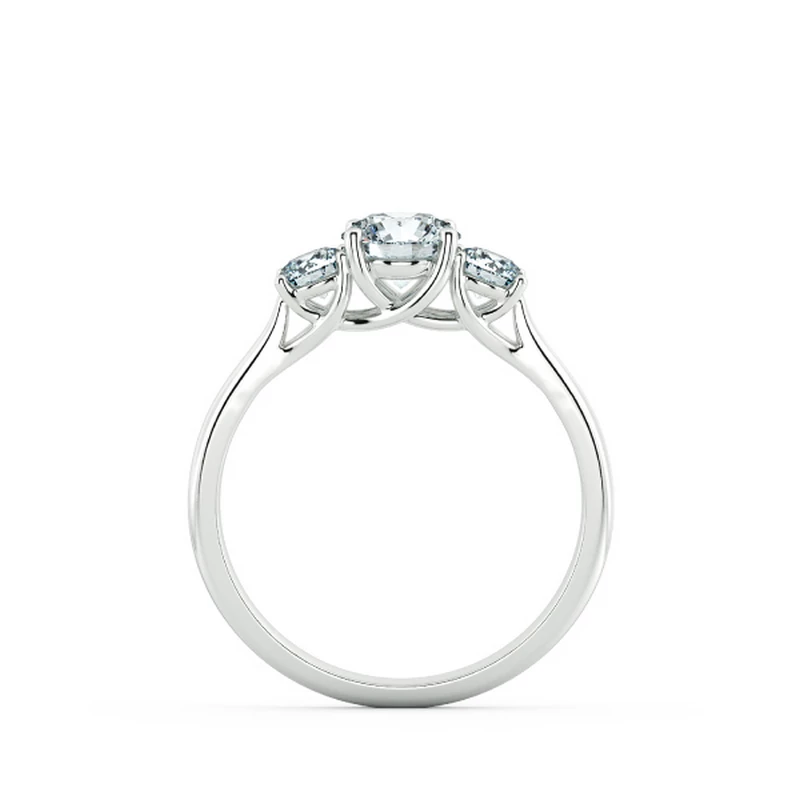 Threestone Classic Engagement Ring NCH3101 5